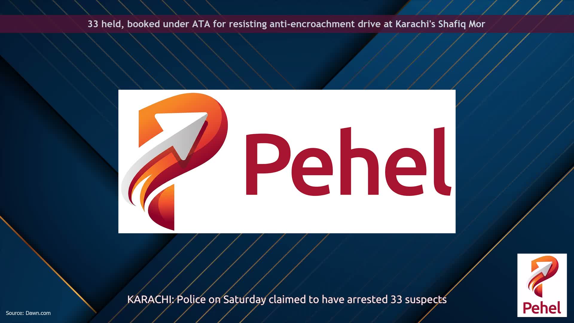 33 held, booked under ATA for resisting anti-encroachment drive at Karachi's Shafiq Mor