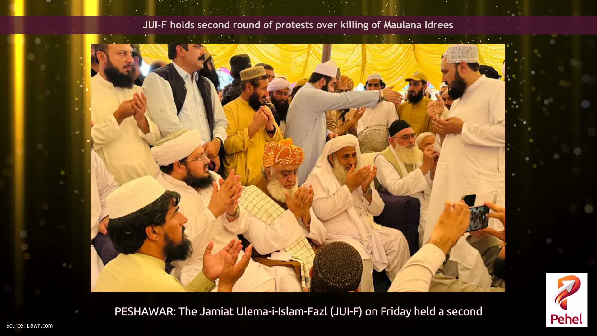 JUI-F holds second round of protests over killing of Maulana Idrees