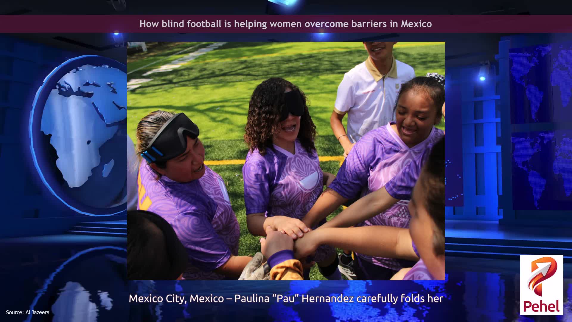 How blind football is helping women overcome barriers in Mexico