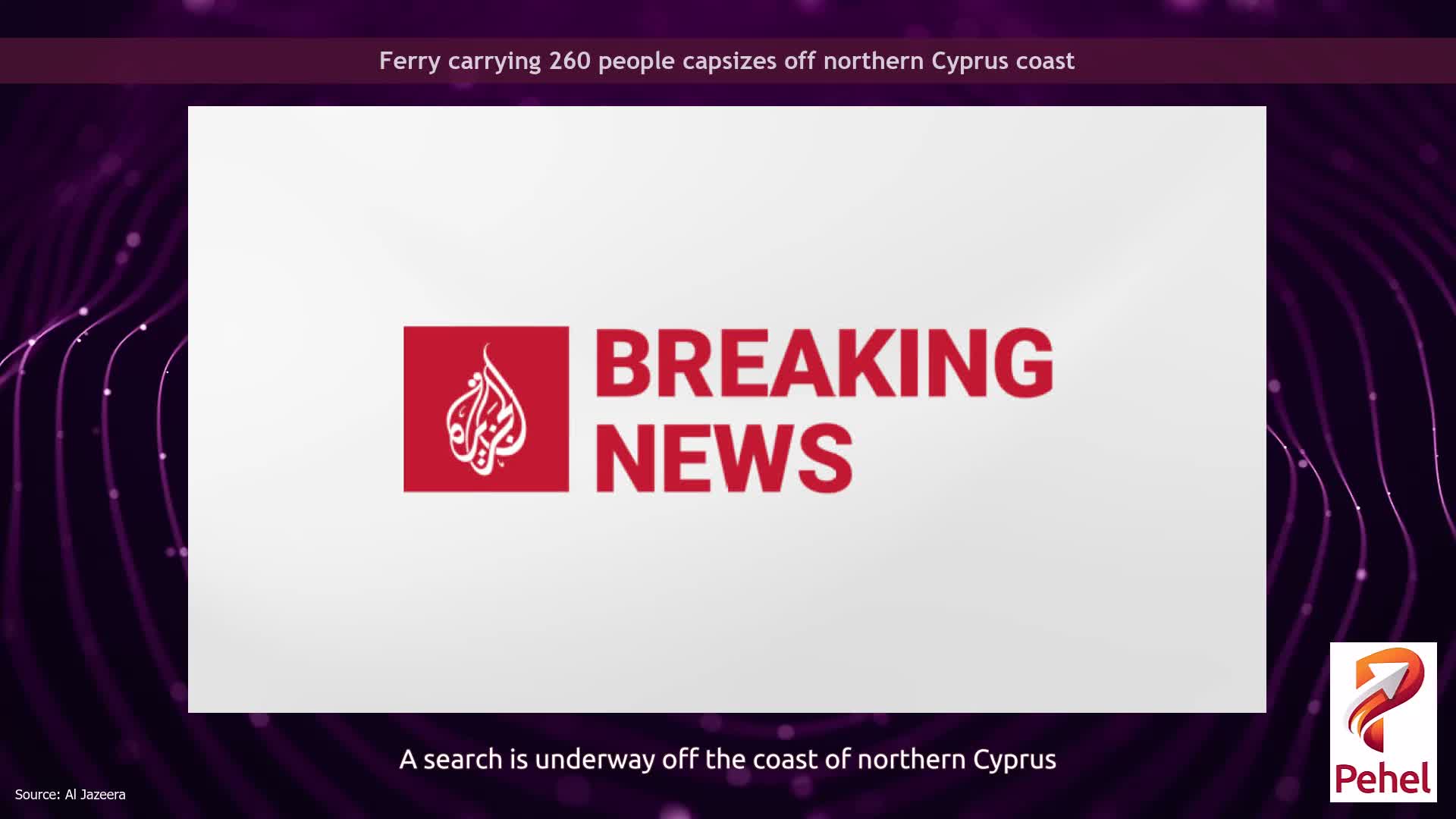 Ferry carrying 260 people capsizes off northern Cyprus coast