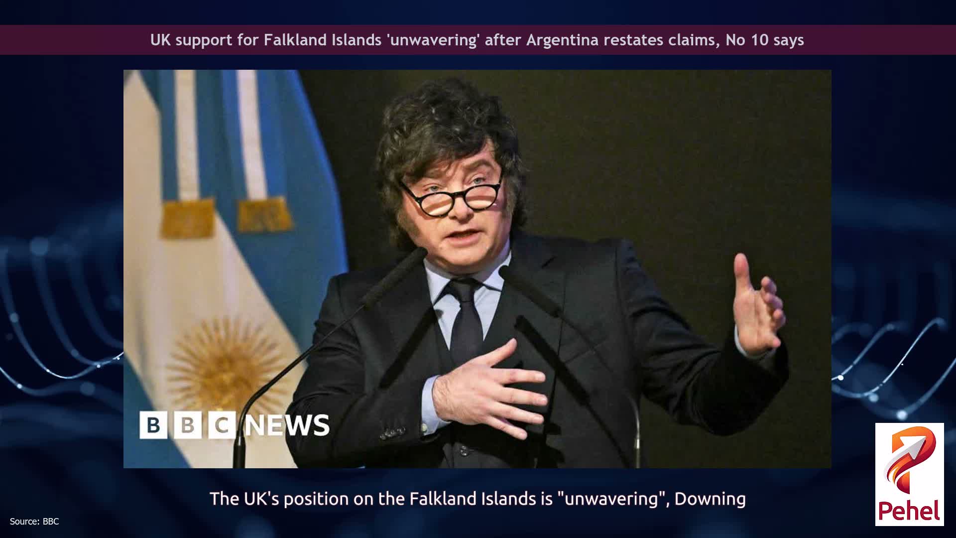 UK support for Falkland Islands 'unwavering' after Argentina restates claims, No 10 says