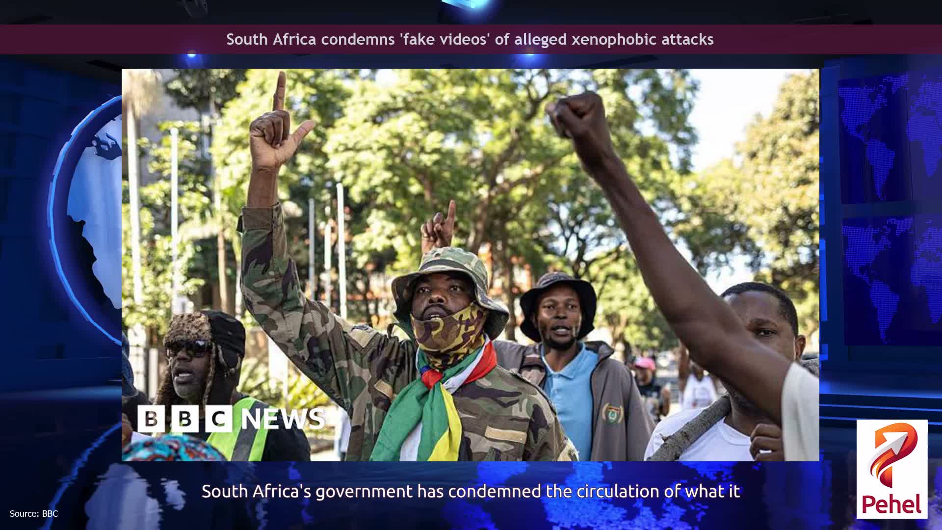 South Africa condemns 'fake videos' of alleged xenophobic attacks