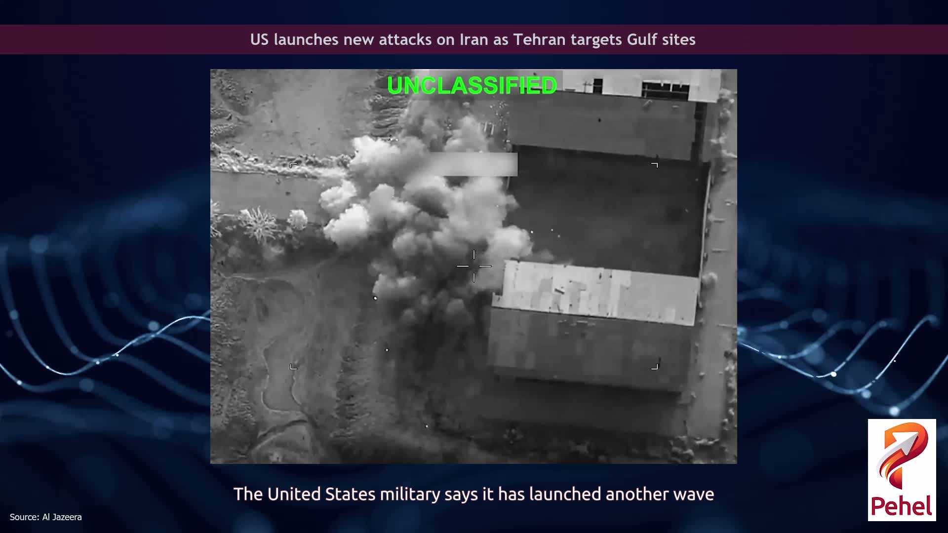 US launches new attacks on Iran as Tehran targets Gulf sites