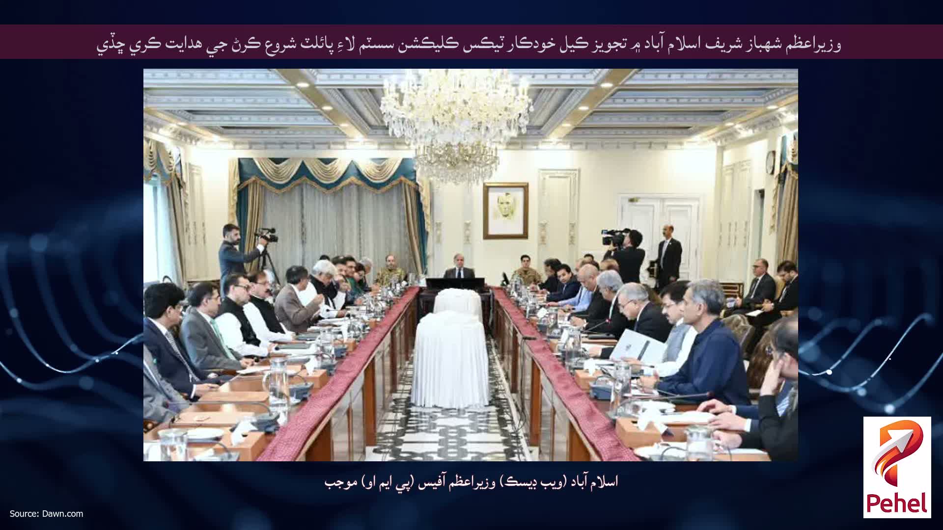 وزيراعظم شهباز شريف اسلام آباد ۾ تجويز ڪيل خودڪار ٽيڪس ڪليڪشن سسٽم لاءِ پائلٽ شروع ڪرڻ جي هدايت ڪري ڇڏي