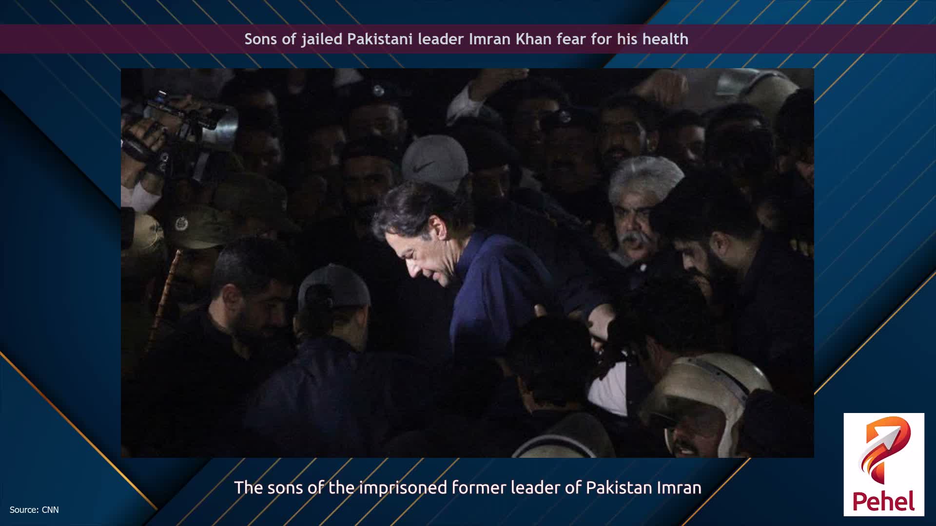 Sons of jailed Pakistani leader Imran Khan fear for his health