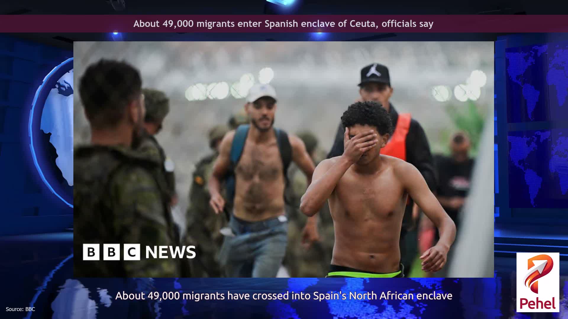 About 49,000 migrants enter Spanish enclave of Ceuta, officials say