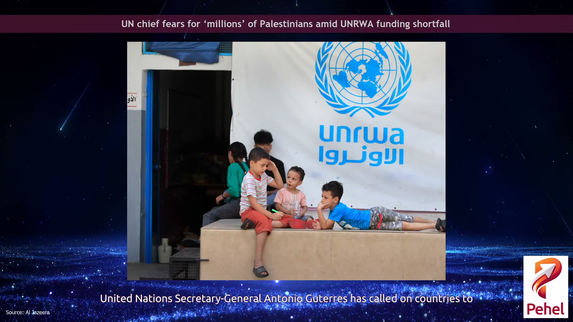 UN chief fears for ‘millions’ of Palestinians amid UNRWA funding shortfall