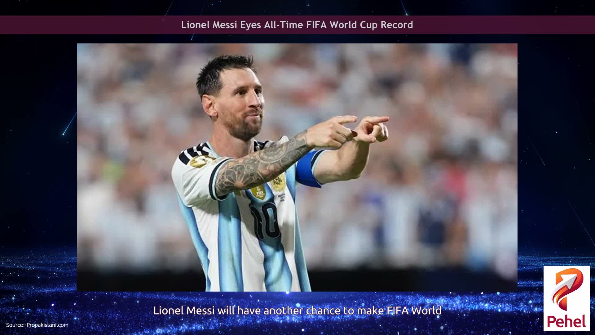 Lionel Messi Eyes All-Time FIFA World Cup Record