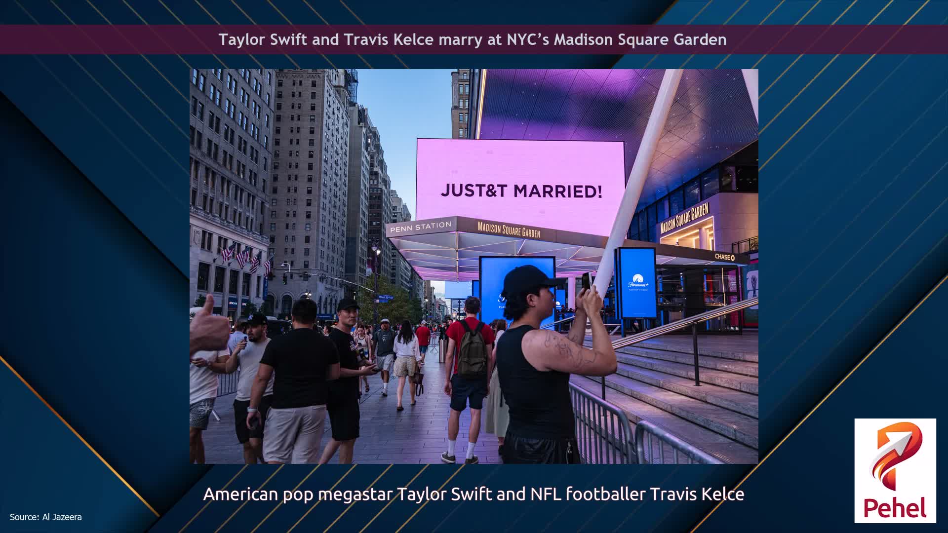 Taylor Swift and Travis Kelce marry at NYC’s Madison Square Garden
