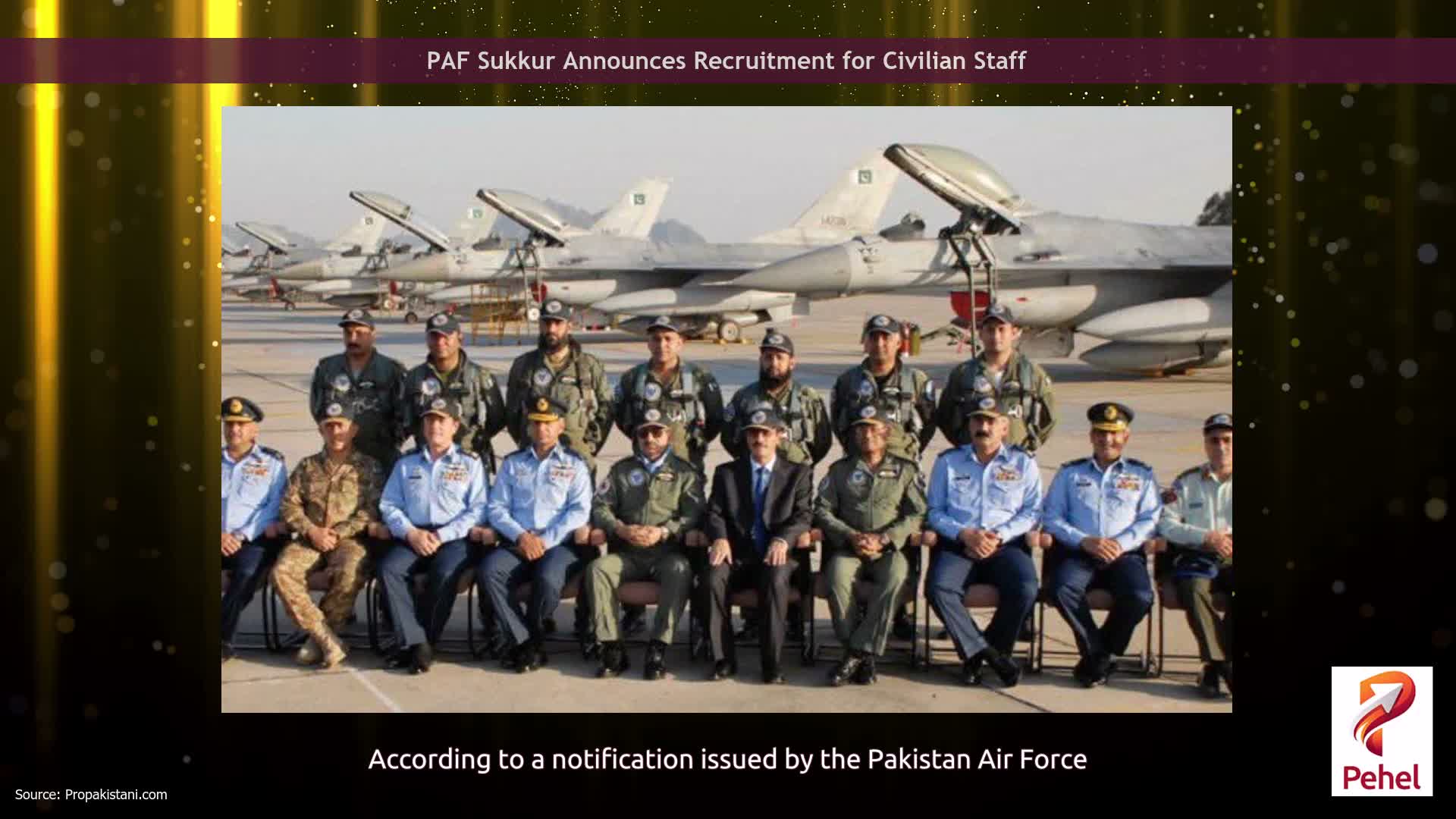 PAF Sukkur Announces Recruitment for Civilian Staff