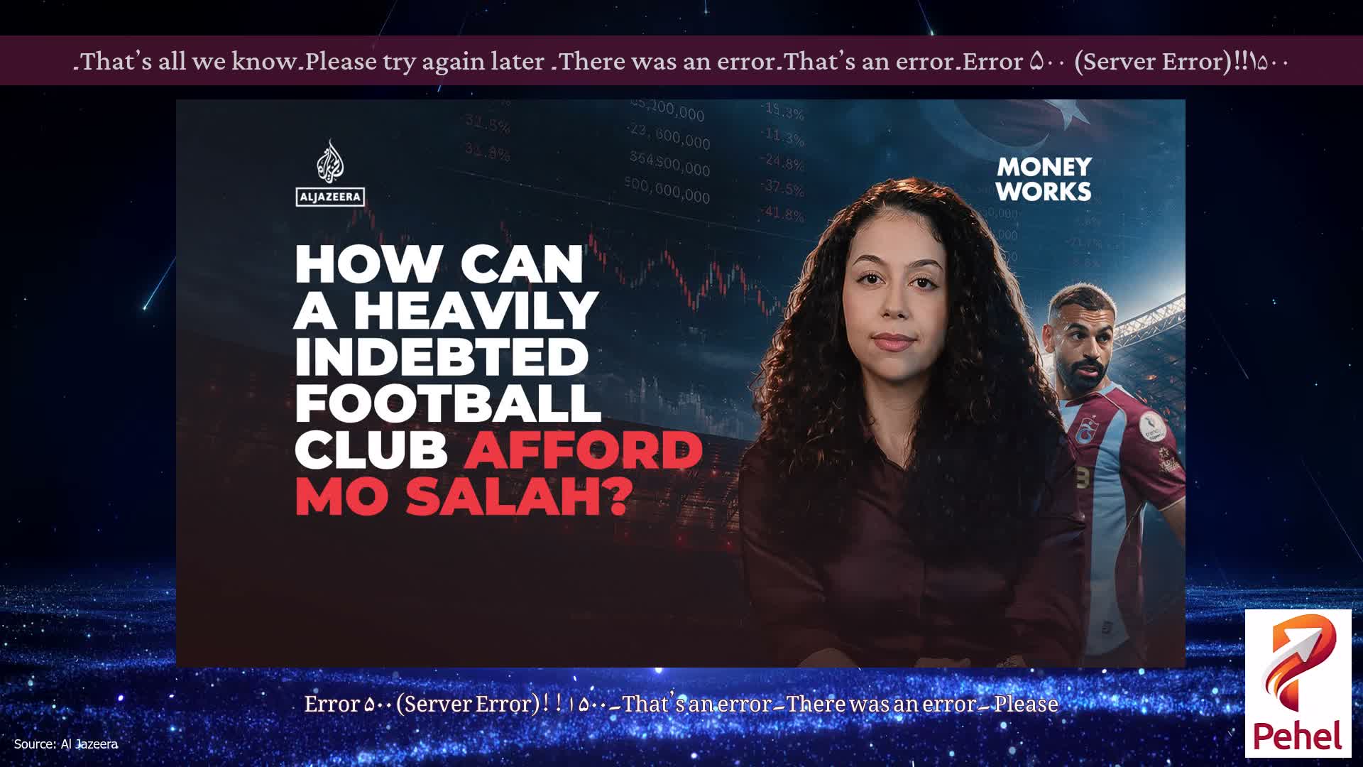 Error ۵۰۰ (Server Error)!!۱۵۰۰۔That’s an error۔There was an error۔ Please try again later۔That’s all we know۔
