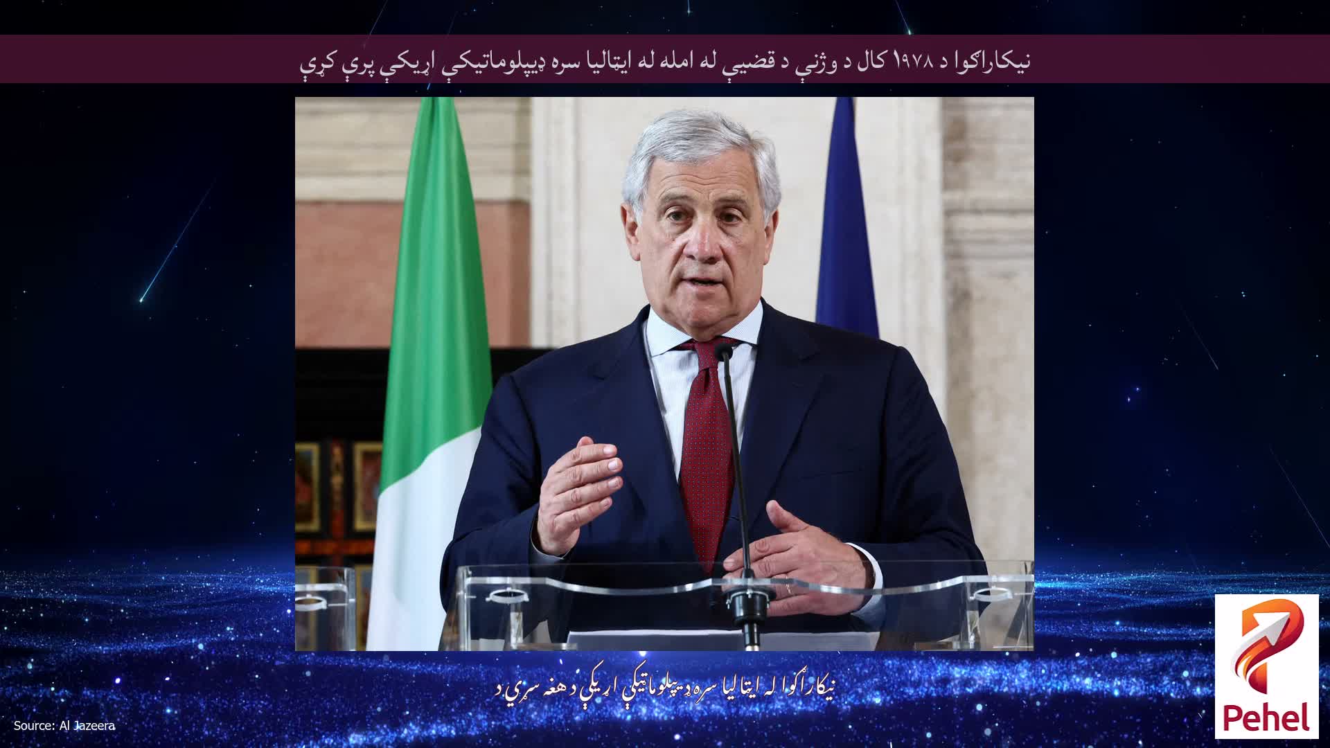 نیکاراګوا د ۱۹۷۸ کال د وژنې د قضیې له امله له ایټالیا سره ډیپلوماتیکې اړیکې پرې کړې