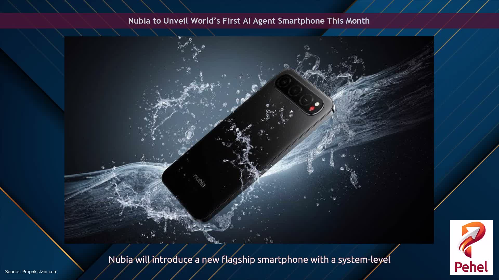 Nubia to Unveil World’s First AI Agent Smartphone This Month