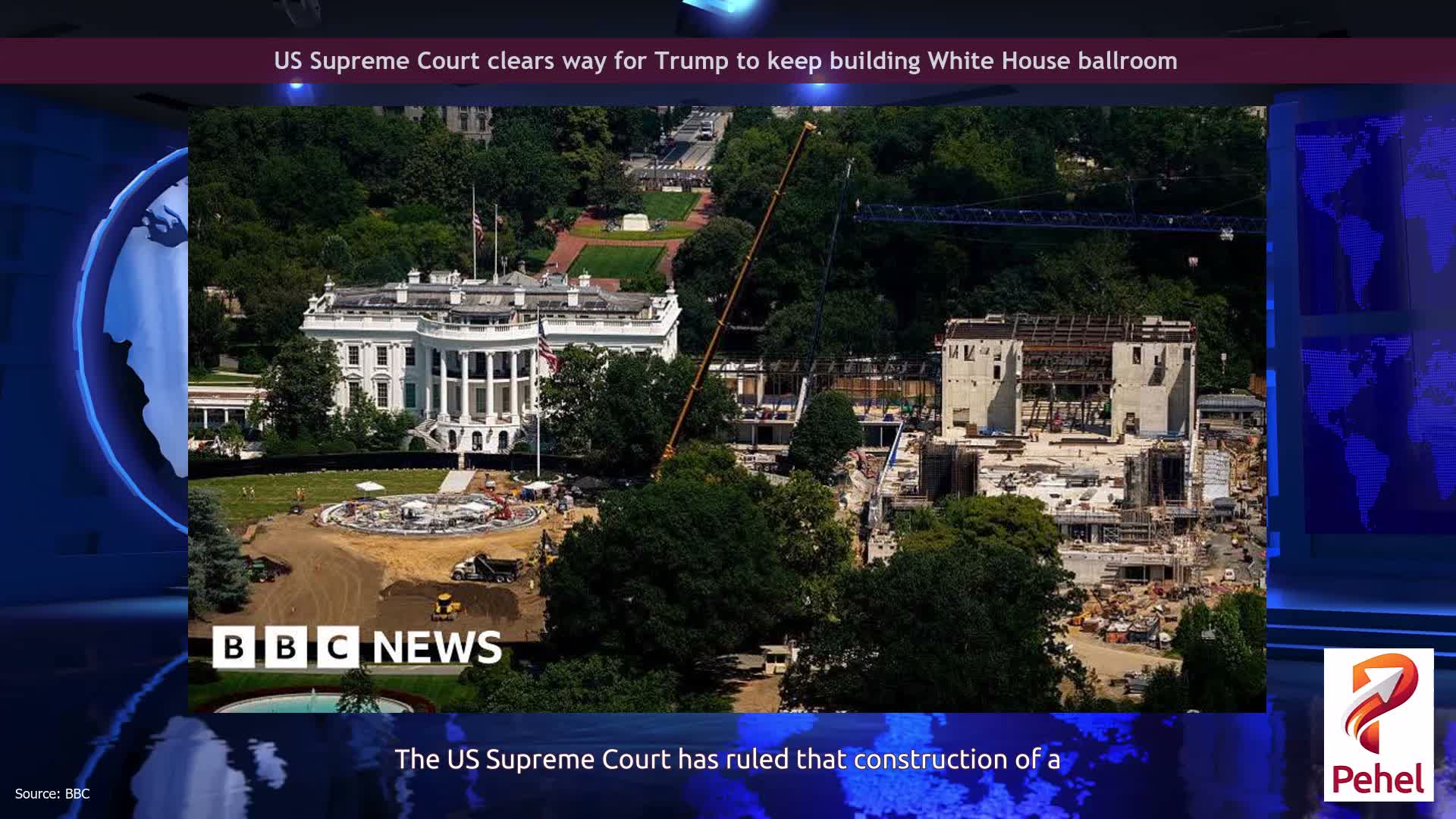US Supreme Court clears way for Trump to keep building White House ballroom