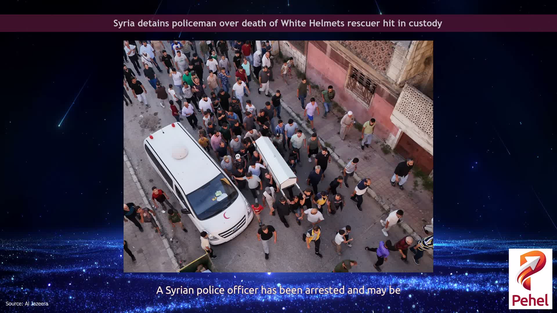 Syria detains policeman over death of White Helmets rescuer hit in custody