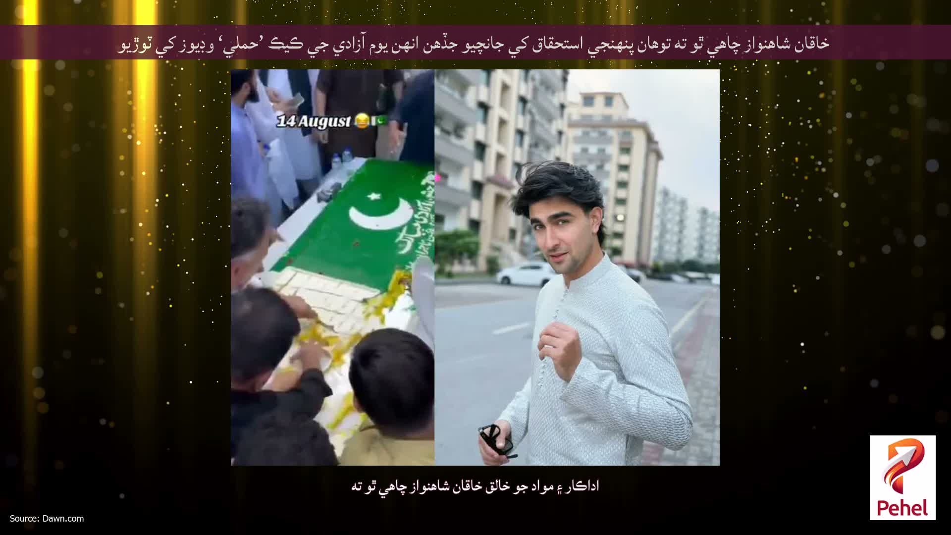 خاقان شاهنواز چاهي ٿو ته توهان پنهنجي استحقاق کي جانچيو جڏهن انهن يوم آزادي جي ڪيڪ ’حملي‘ وڊيوز کي ٽوڙيو