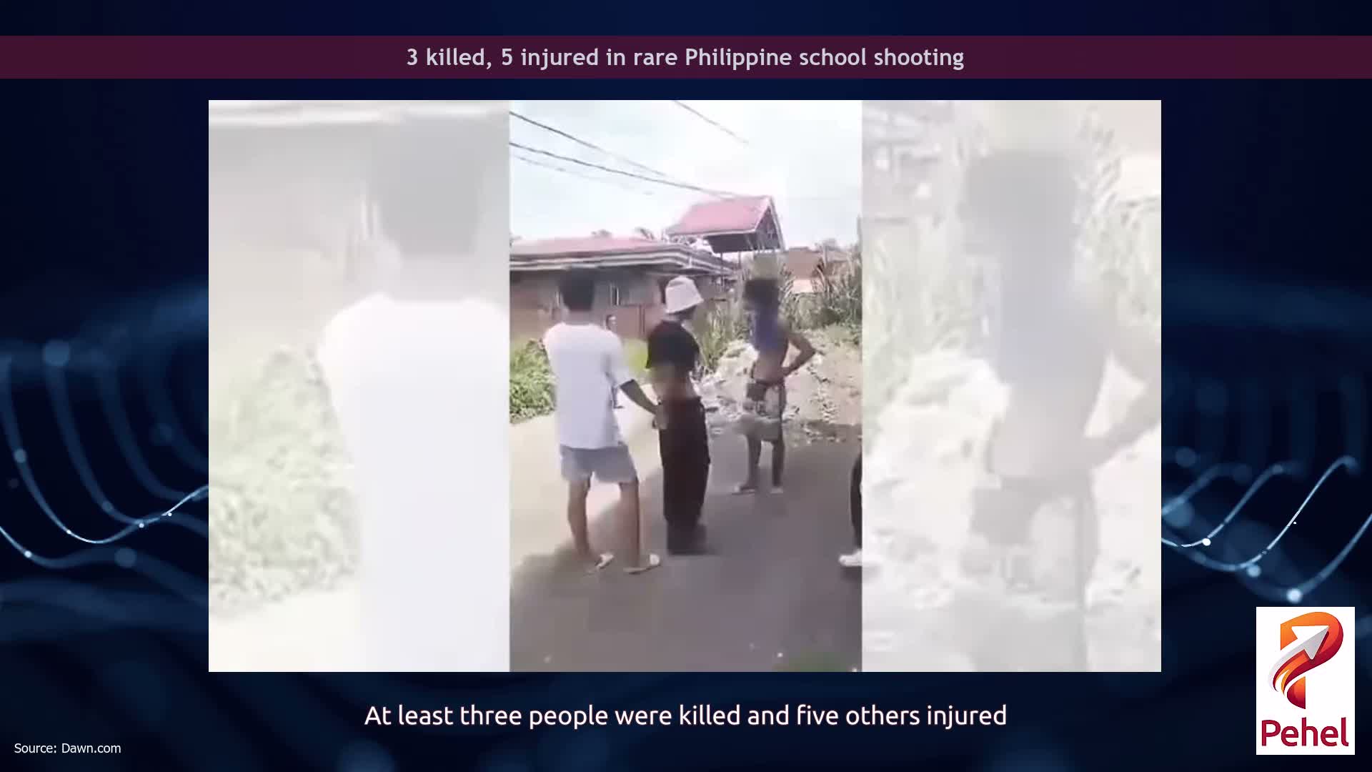 3 killed, 5 injured in rare Philippine school shooting