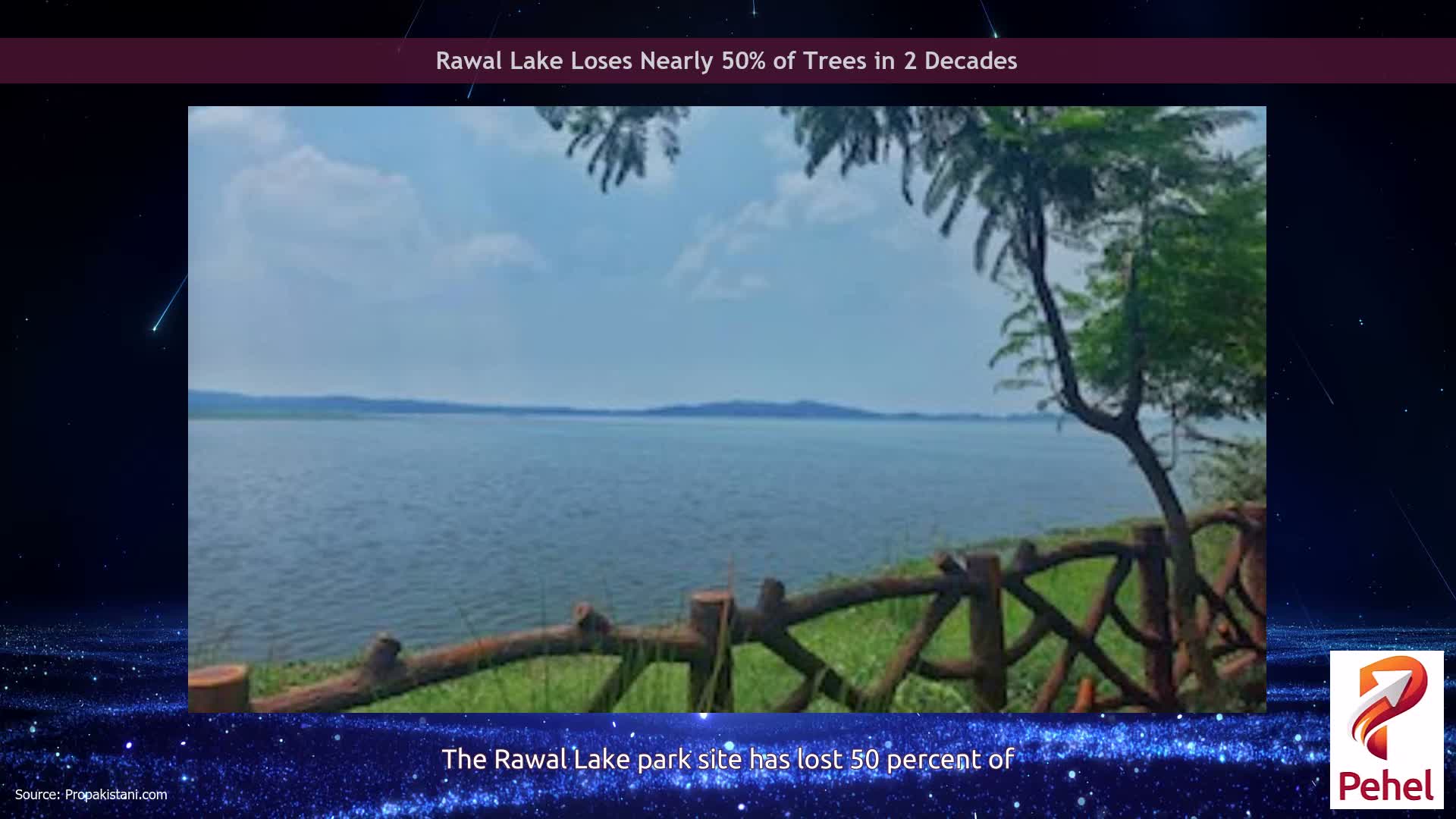 Rawal Lake Loses Nearly 50% of Trees in 2 Decades