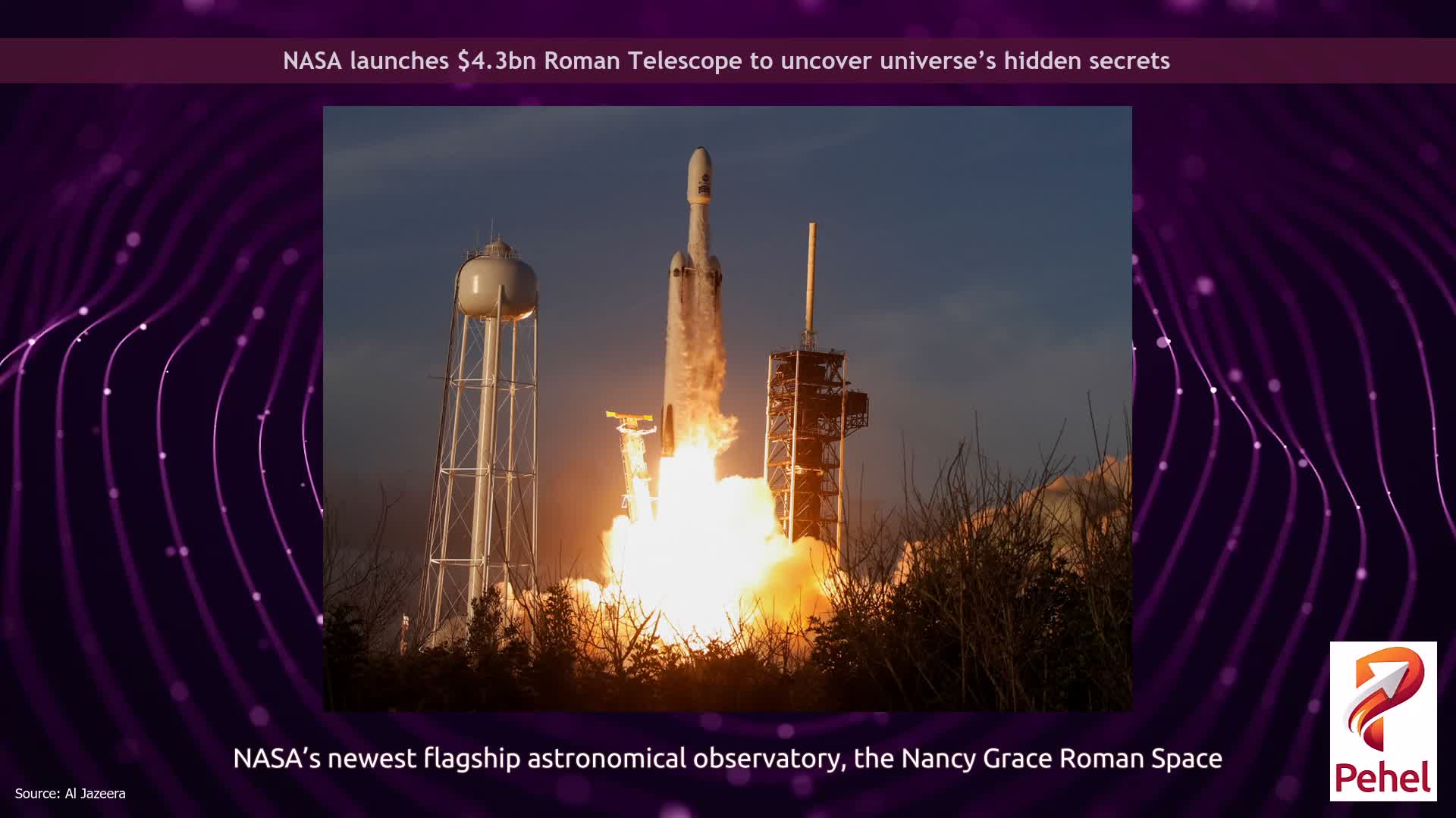 NASA launches $4.3bn Roman Telescope to uncover universe’s hidden secrets
