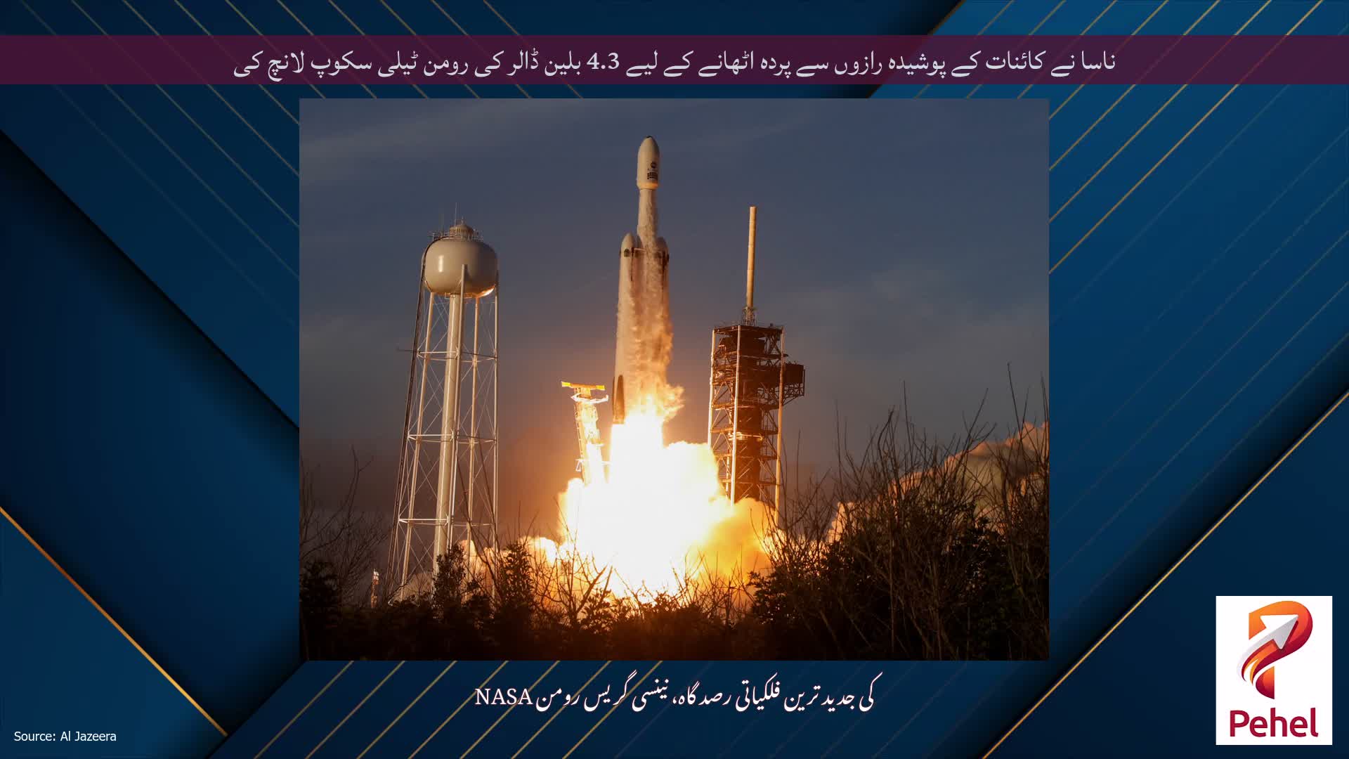 ناسا نے کائنات کے پوشیدہ رازوں سے پردہ اٹھانے کے لیے 4.3 بلین ڈالر کی رومن ٹیلی سکوپ لانچ کی