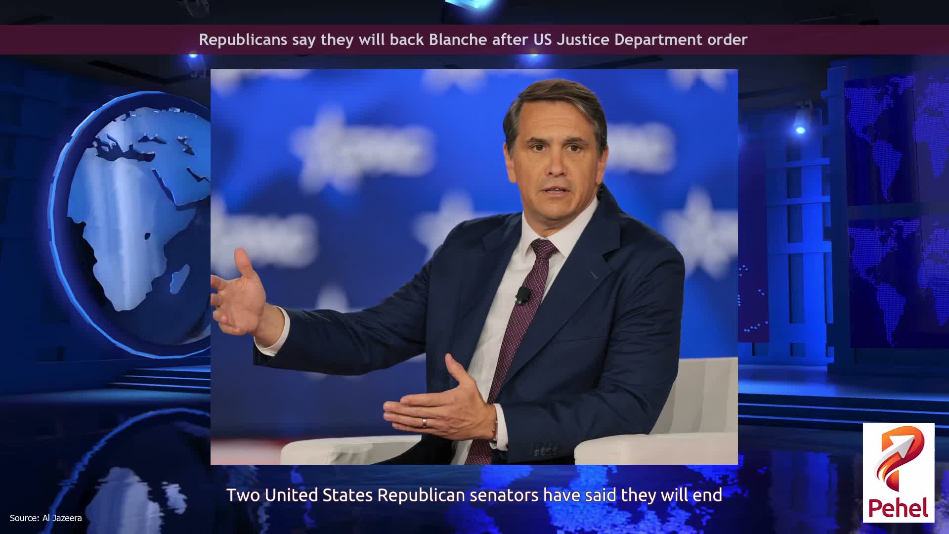 Republicans say they will back Blanche after US Justice Department order