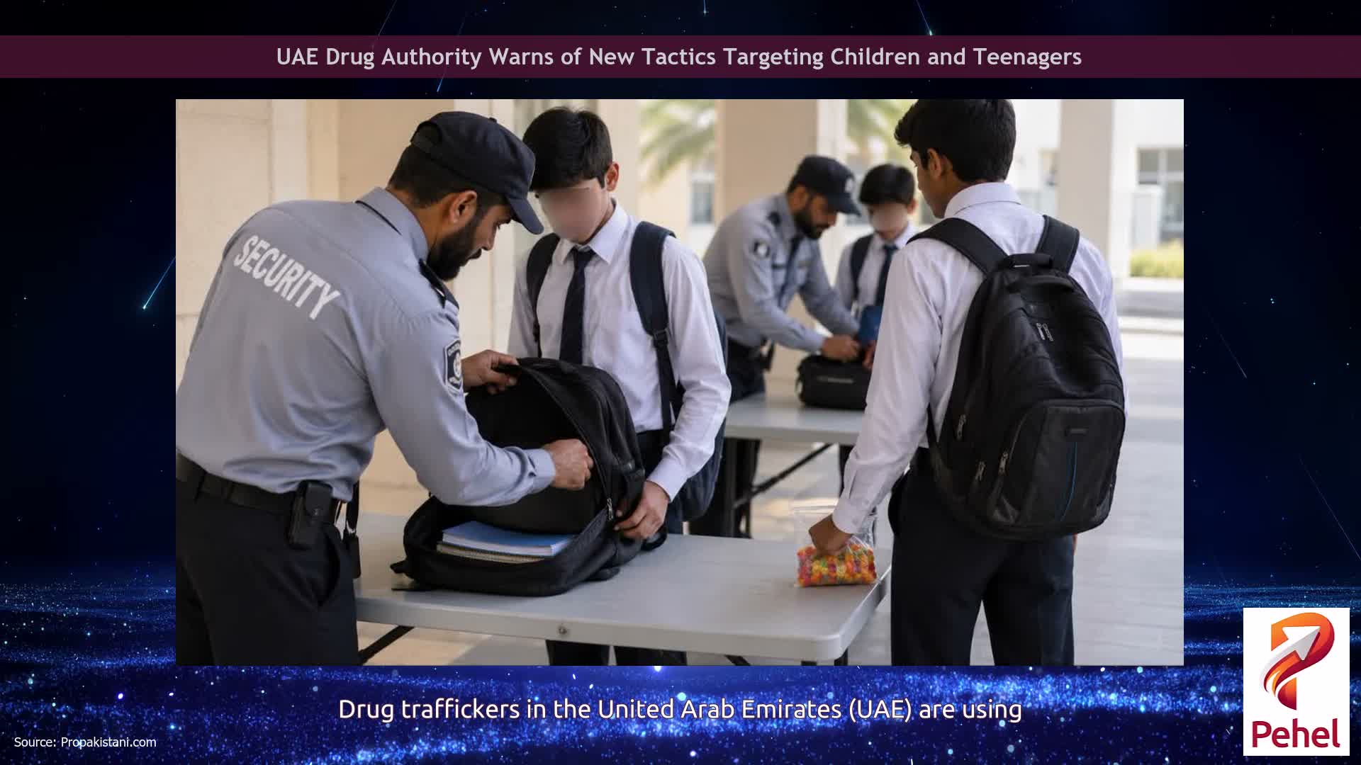 UAE Drug Authority Warns of New Tactics Targeting Children and Teenagers