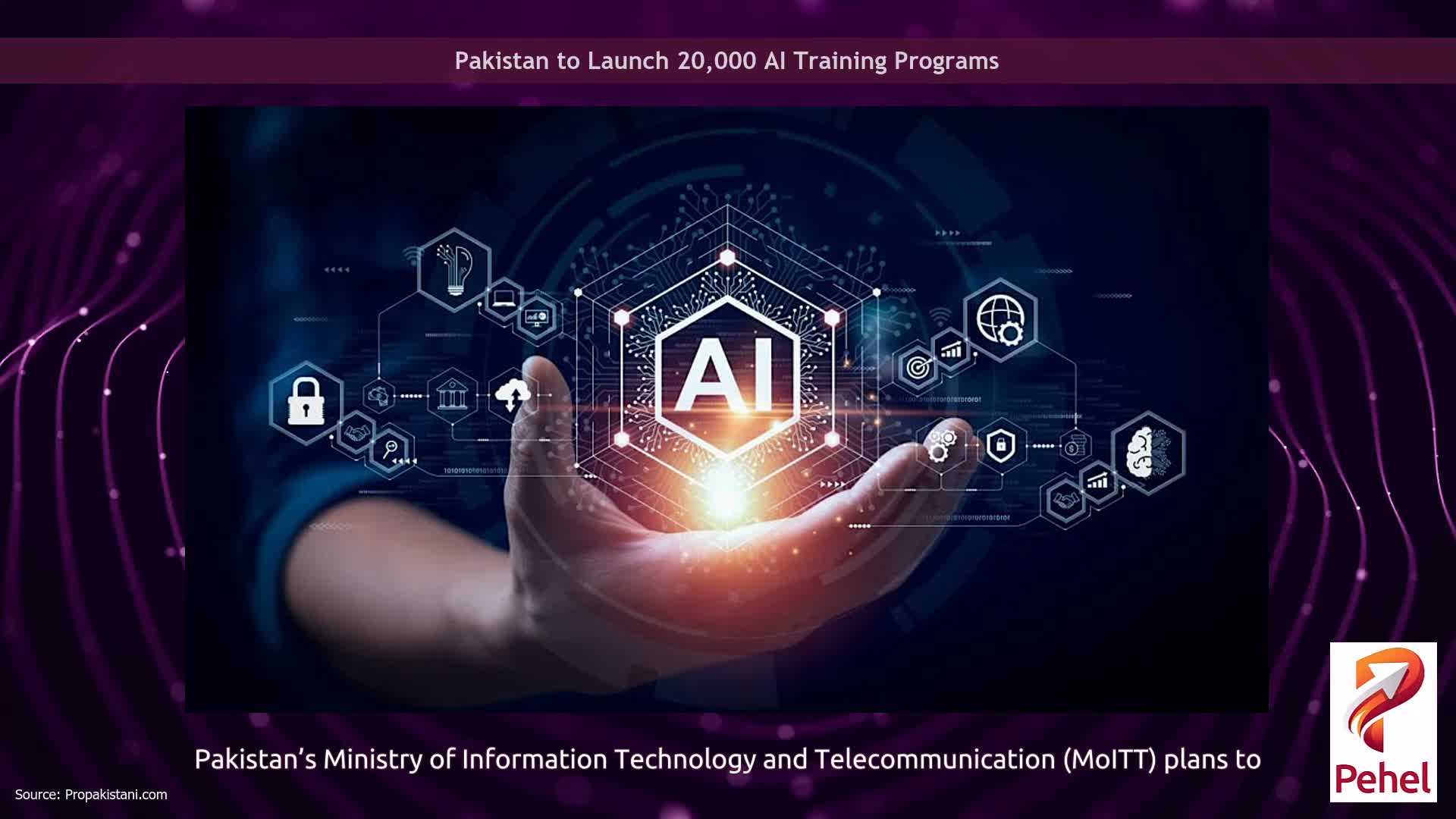 Pakistan to Launch 20,000 AI Training Programs