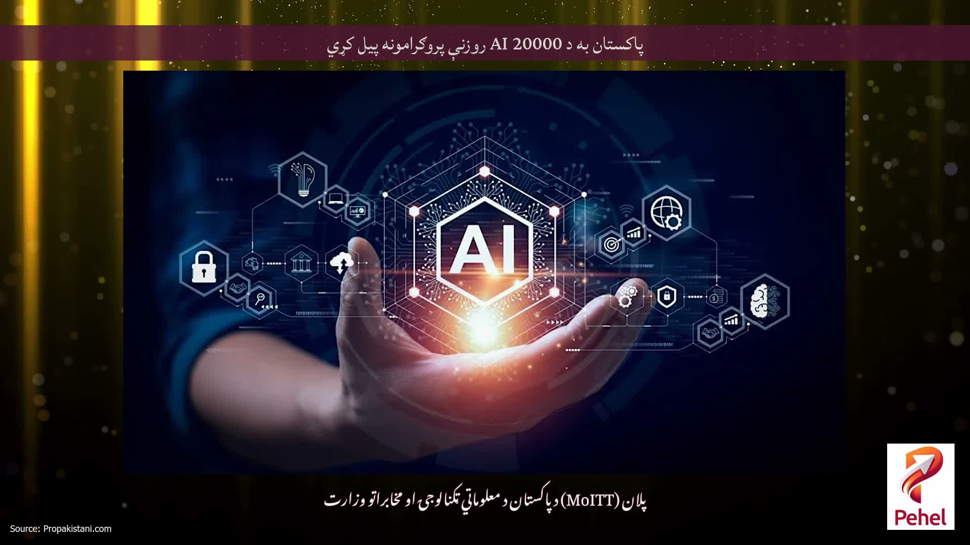 پاکستان به د 20000 AI روزنې پروګرامونه پیل کړي