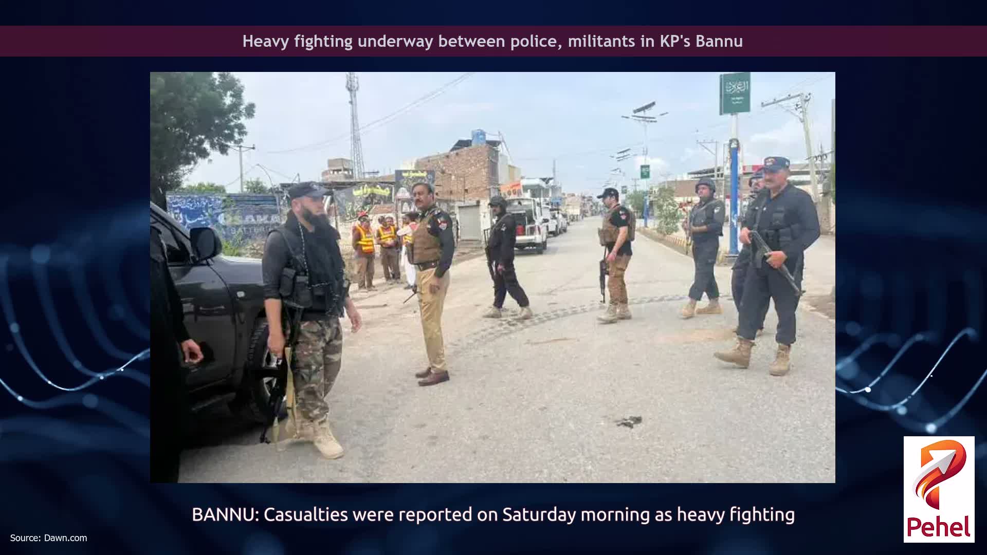 Heavy fighting underway between police, militants in KP's Bannu