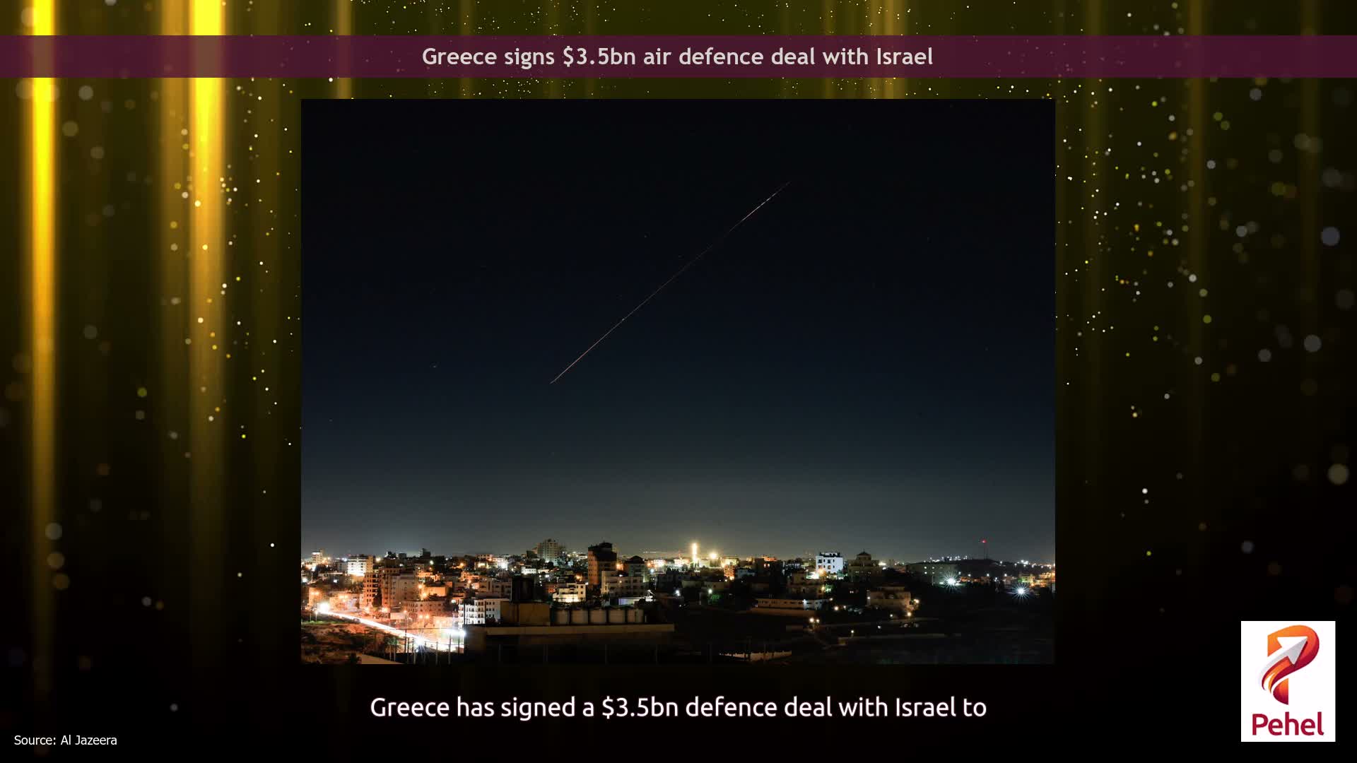 Greece signs $3.5bn air defence deal with Israel