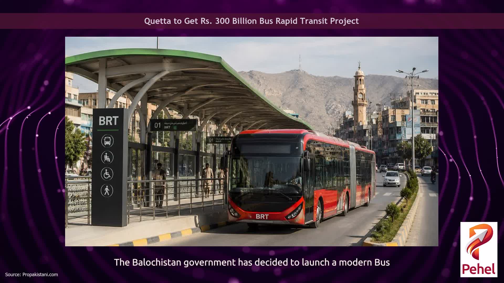 Quetta to Get Rs. 300 Billion Bus Rapid Transit Project