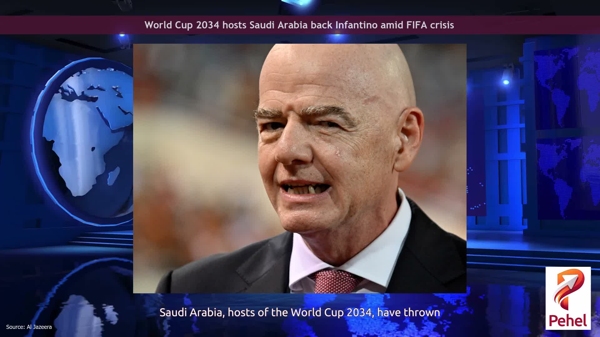 World Cup 2034 hosts Saudi Arabia back Infantino amid FIFA crisis