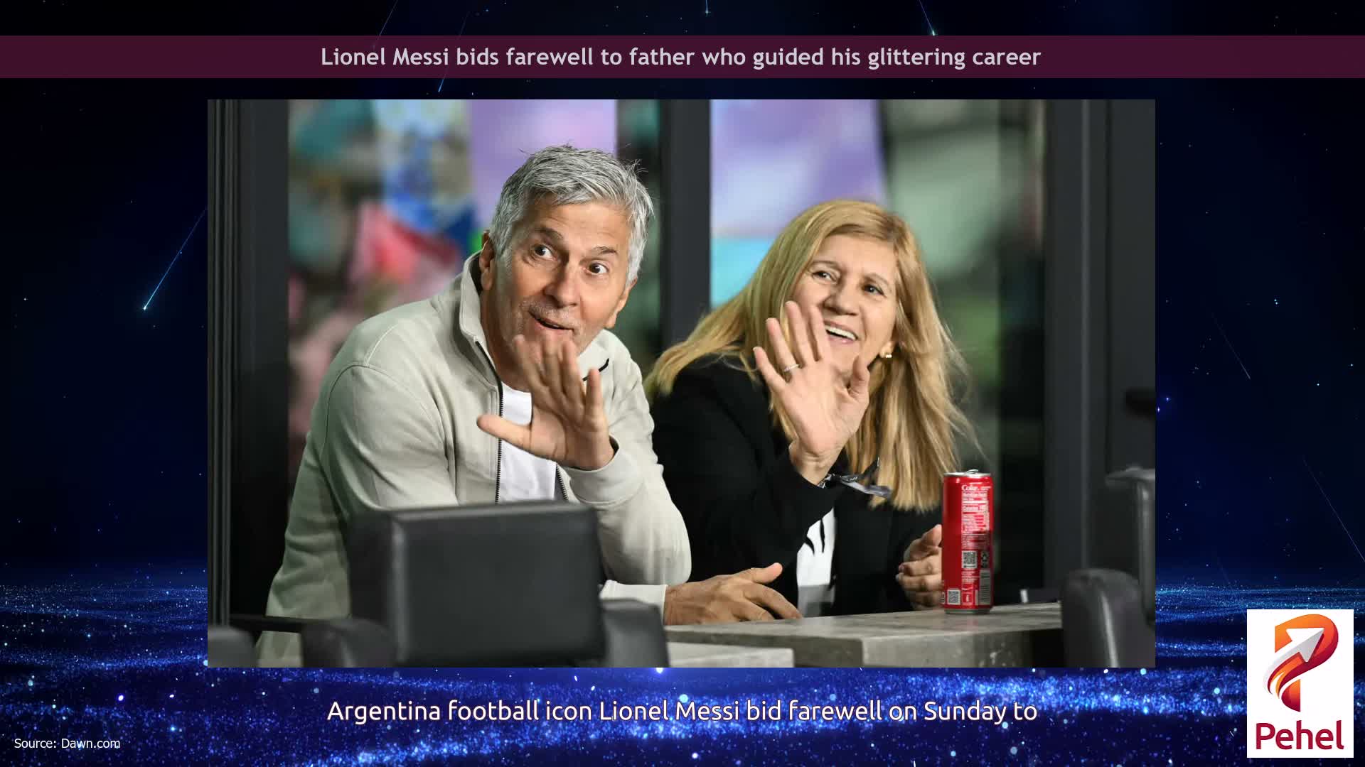 Lionel Messi bids farewell to father who guided his glittering career