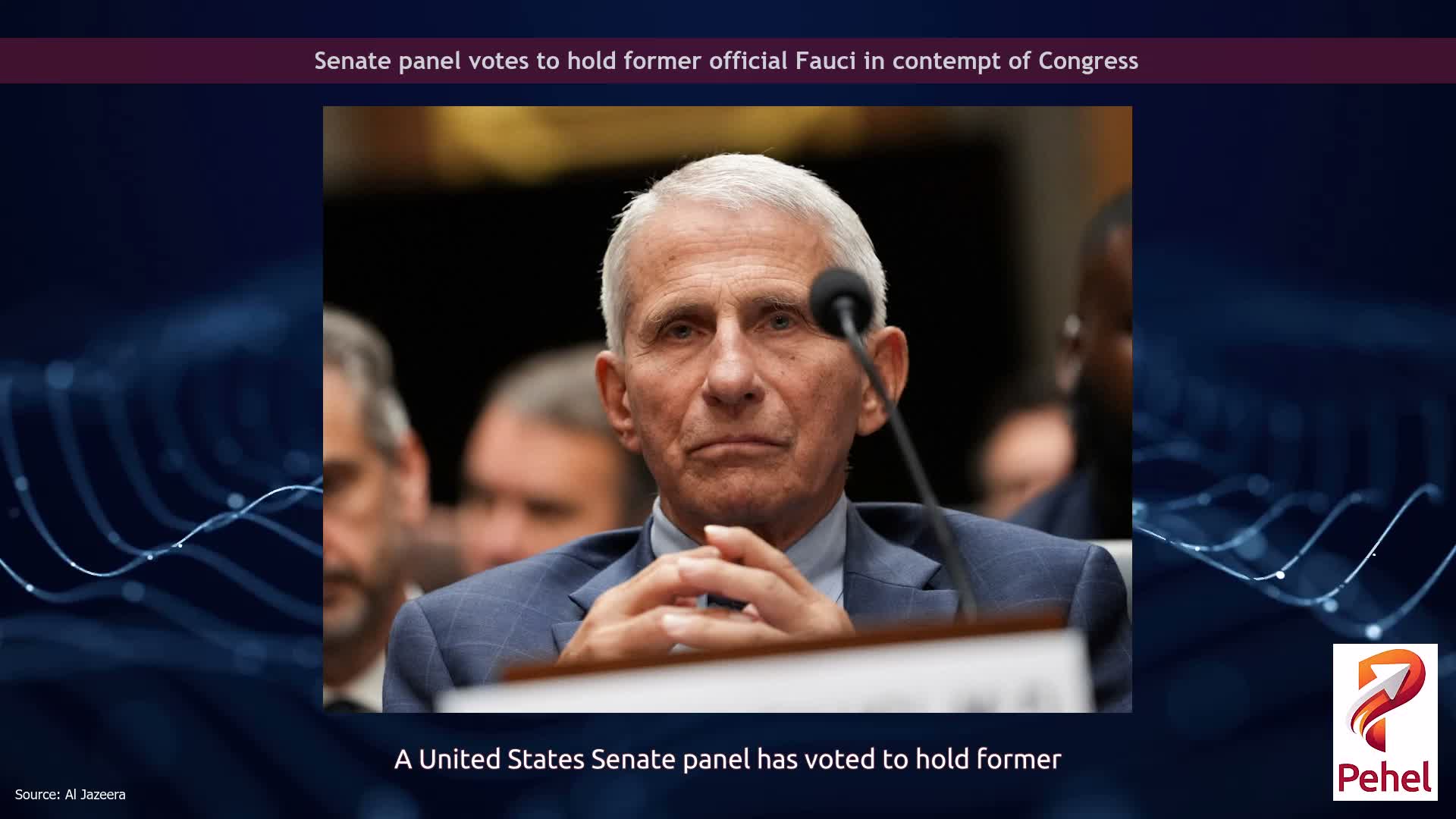 Senate panel votes to hold former official Fauci in contempt of Congress