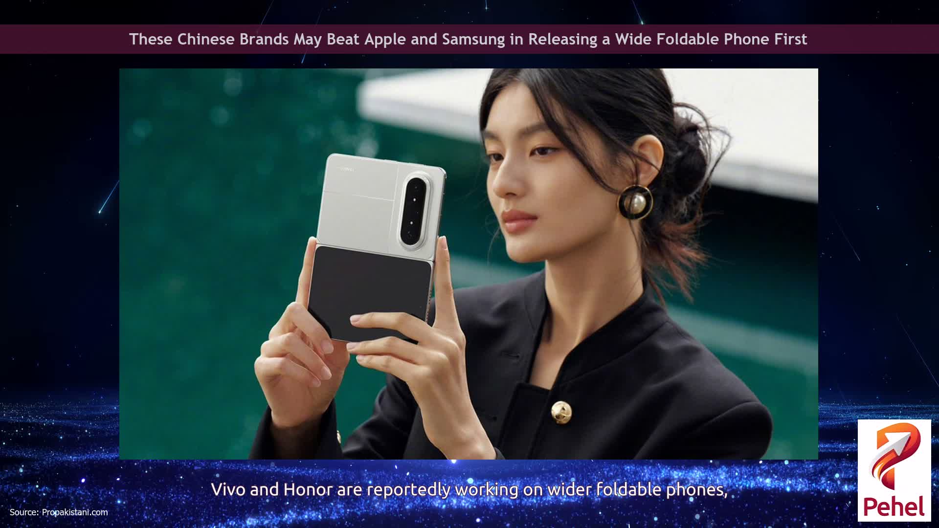 These Chinese Brands May Beat Apple and Samsung in Releasing a Wide Foldable Phone First