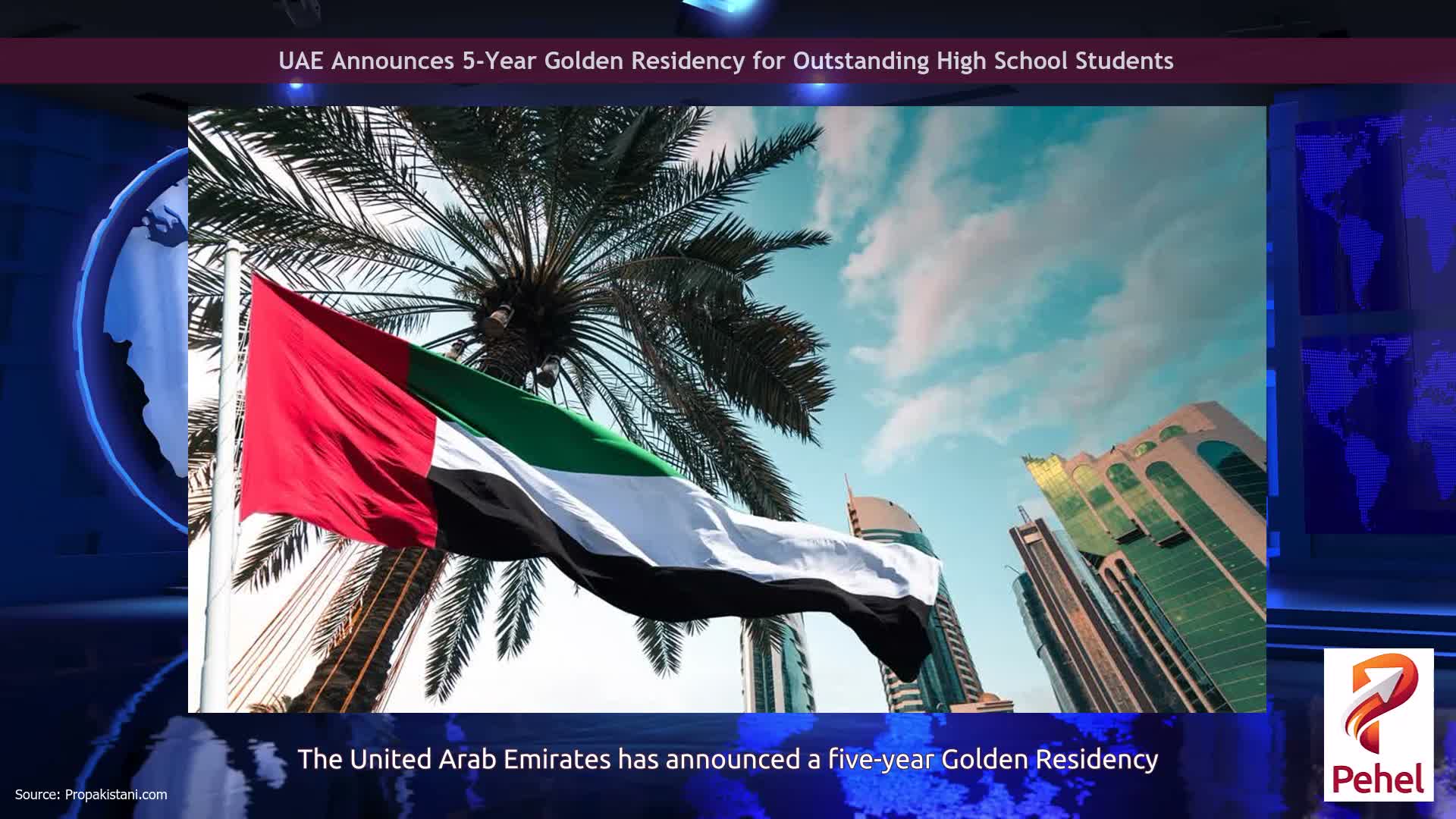 UAE Announces 5-Year Golden Residency for Outstanding High School Students