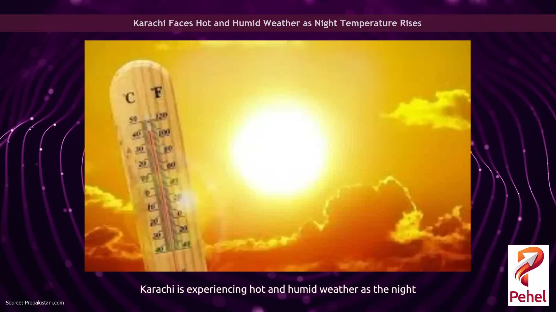Karachi Faces Hot and Humid Weather as Night Temperature Rises