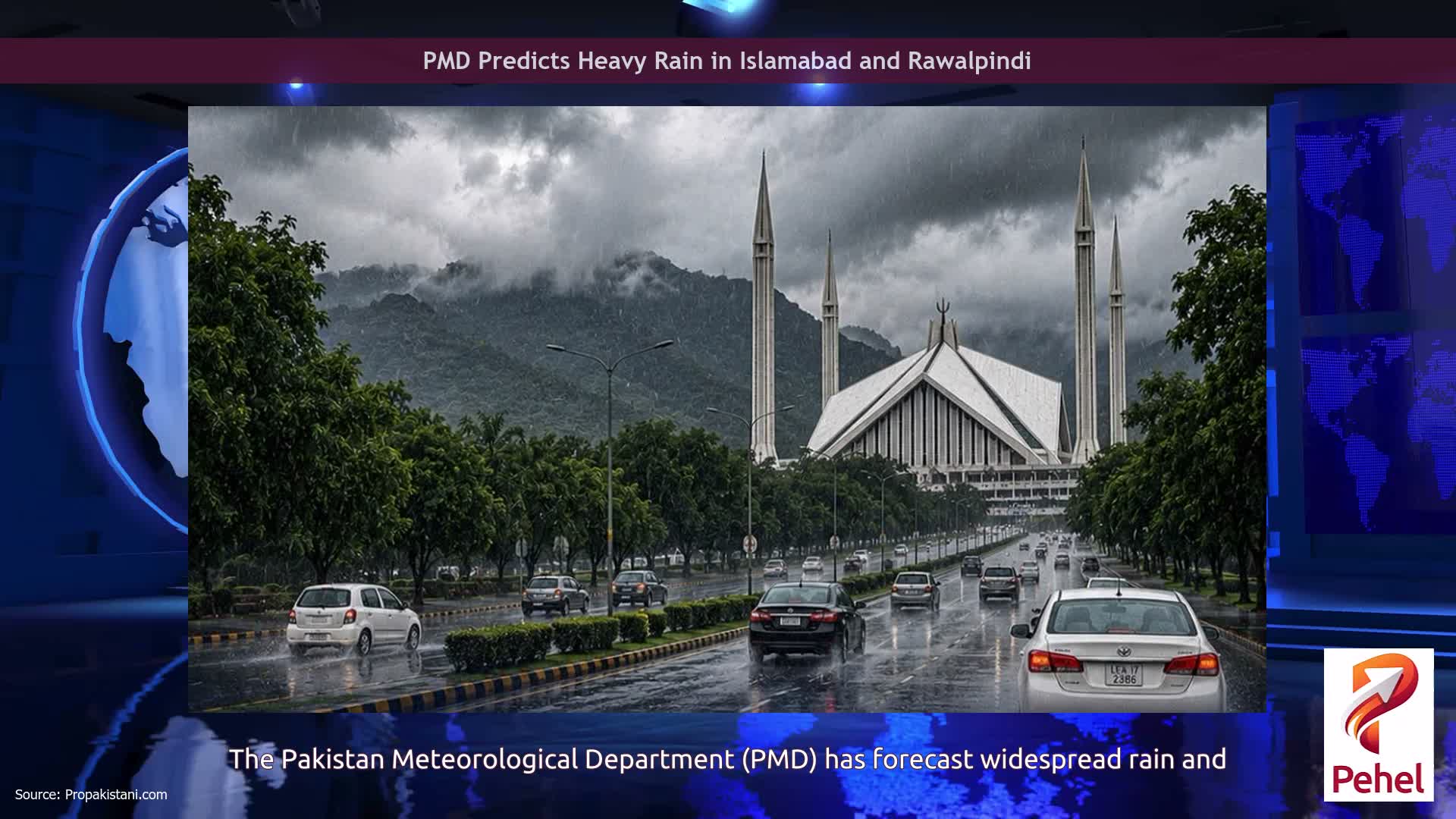 PMD Predicts Heavy Rain in Islamabad and Rawalpindi