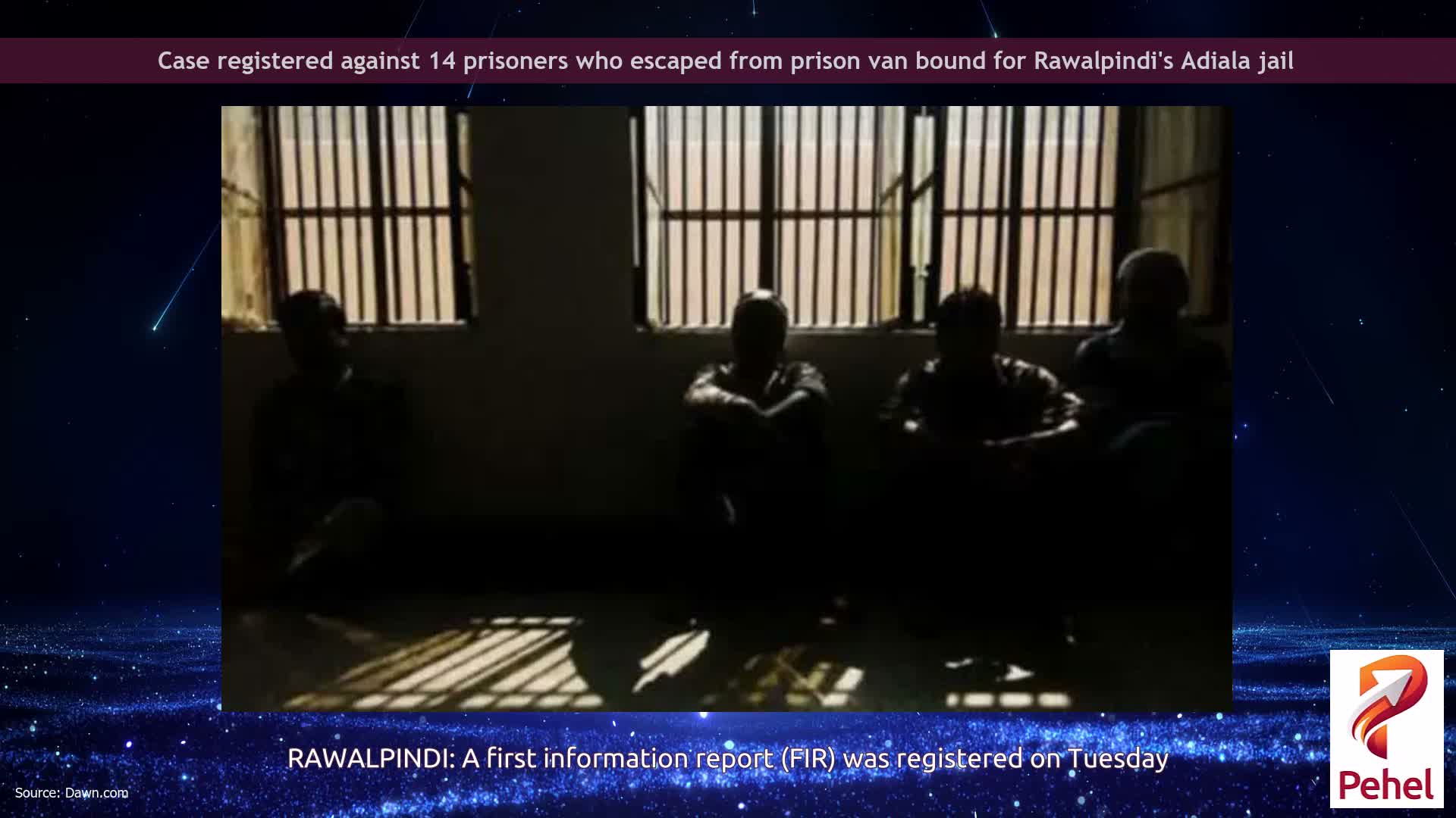 Case registered against 14 prisoners who escaped from prison van bound for Rawalpindi's Adiala jail