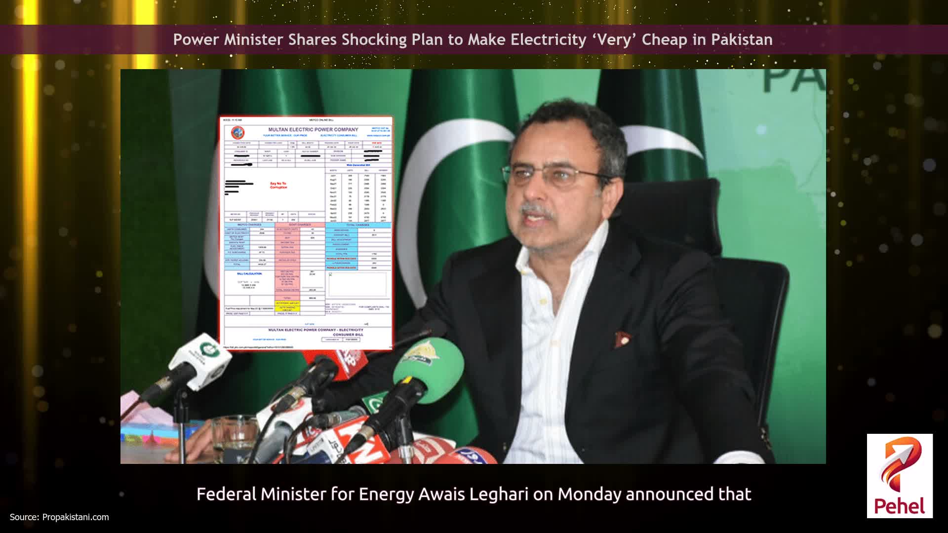 Power Minister Shares Shocking Plan to Make Electricity ‘Very’ Cheap in Pakistan