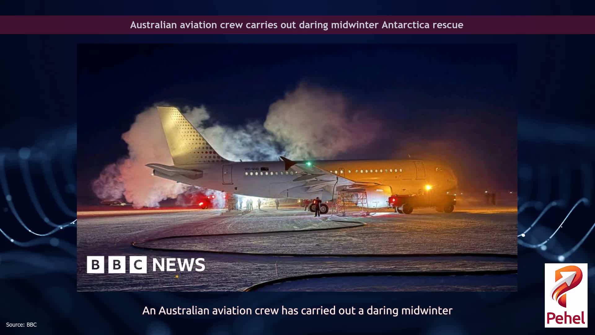 Australian aviation crew carries out daring midwinter Antarctica rescue