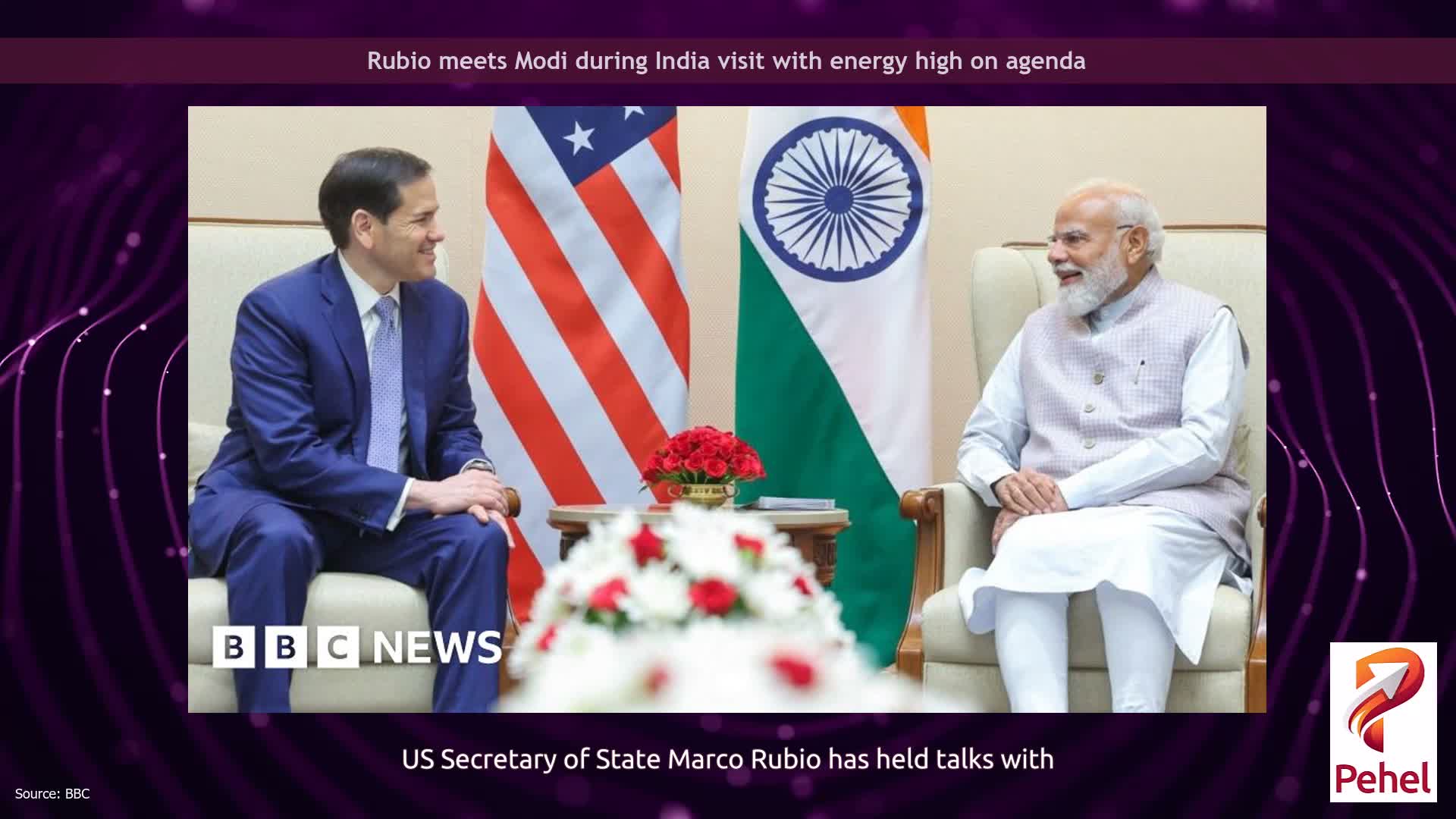 Rubio meets Modi during India visit with energy high on agenda