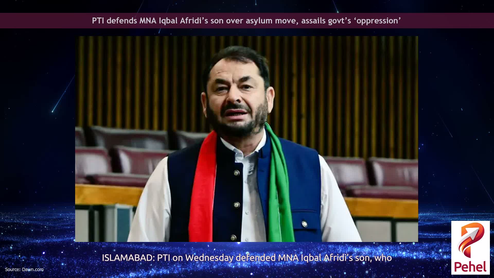 PTI defends MNA Iqbal Afridi’s son over asylum move, assails govt’s ‘oppression’