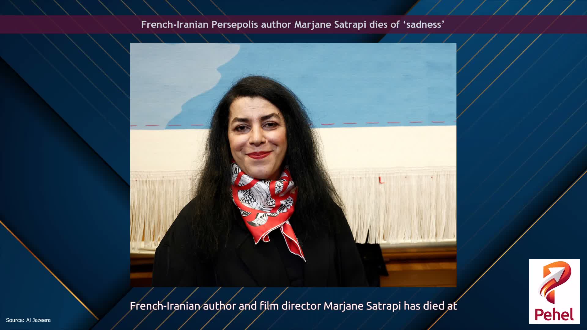 French-Iranian Persepolis author Marjane Satrapi dies of ‘sadness’