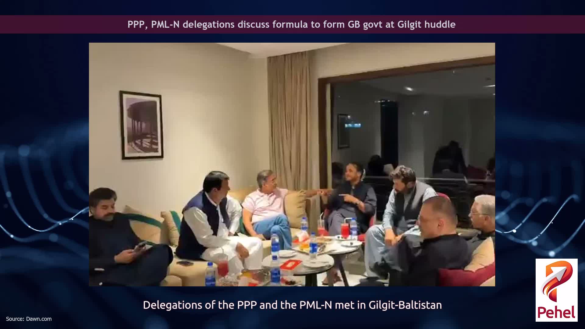 PPP, PML-N delegations discuss formula to form GB govt at Gilgit huddle