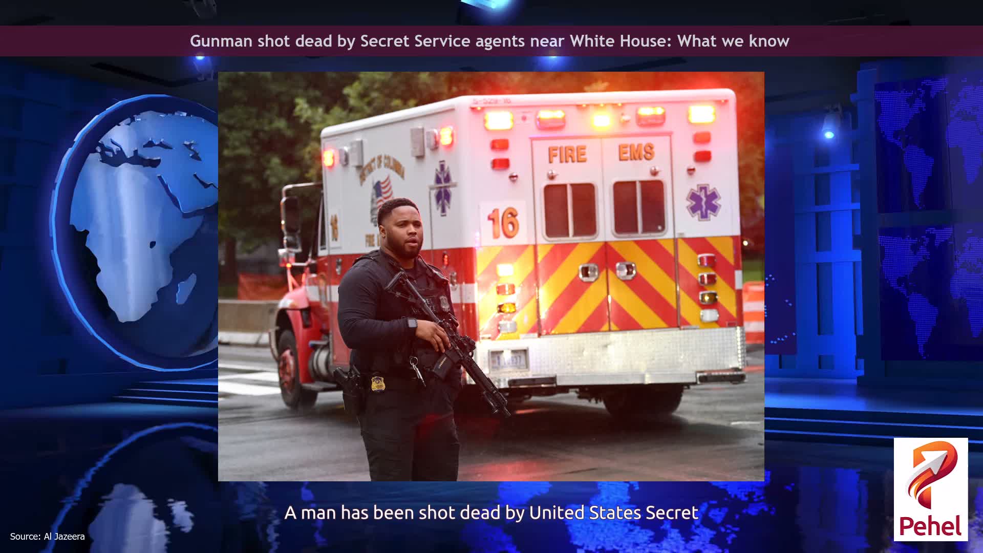 Gunman shot dead by Secret Service agents near White House: What we know