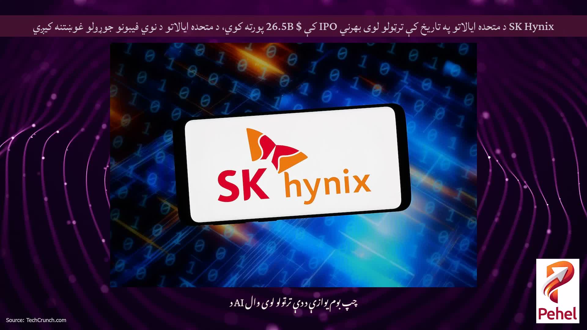 SK Hynix د متحده ایالاتو په تاریخ کې ترټولو لوی بهرني IPO کې $ 26.5B پورته کوي، د متحده ایالاتو د نوي فیبونو جوړولو غوښتنه کیږي