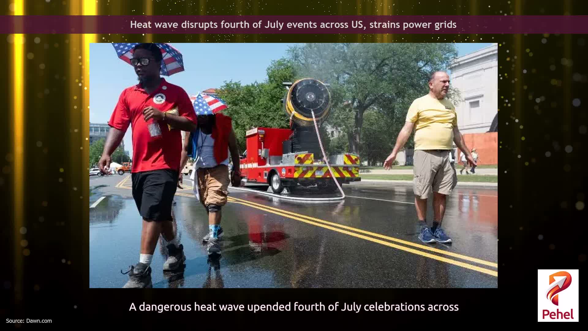 Heat wave disrupts fourth of July events across US, strains power grids