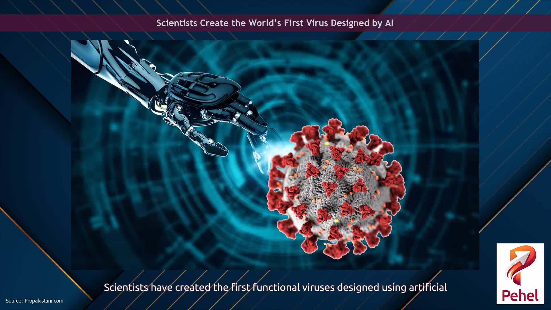 Scientists Create the World’s First Virus Designed by AI