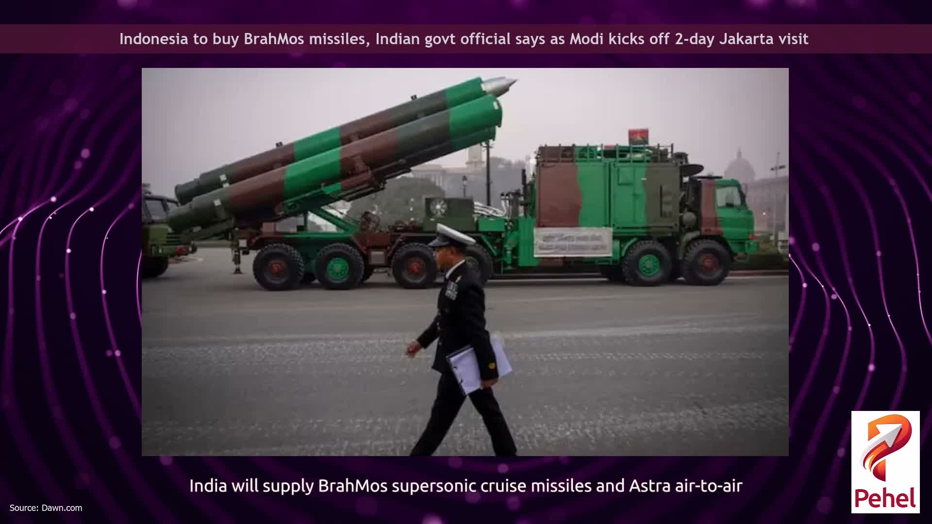 Indonesia to buy BrahMos missiles, Indian govt official says as Modi kicks off 2-day Jakarta visit
